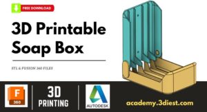 3D Printable soap box design using Autodesk Fusion cover