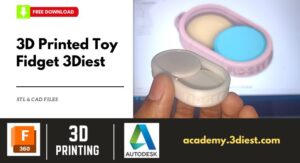 3D printed Toy Fidget 3Diest Cover